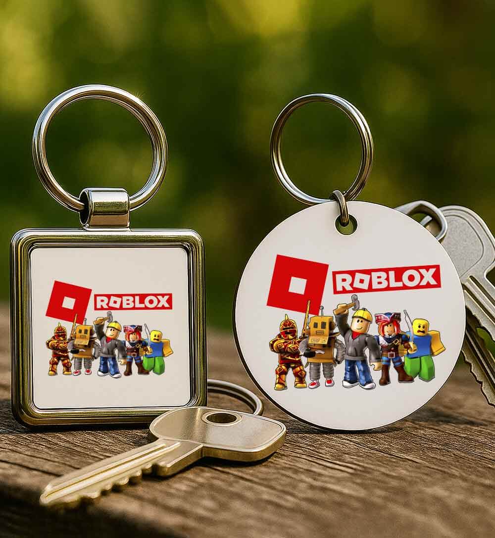 Kulcstartó Roblox gamer fehér
