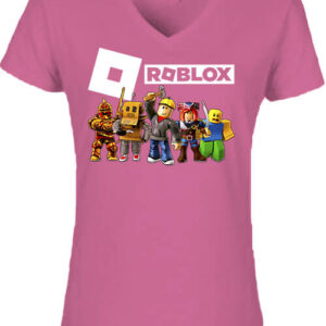 Roblox gamer – Női V nyakú póló
