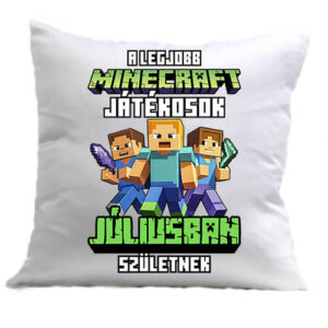 A legjobb Minecraft játékos júliusban született – Párna