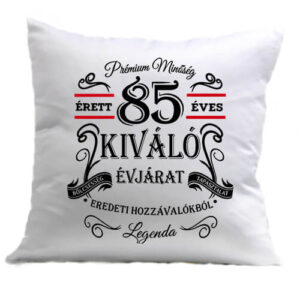 Születésnap prémium minőség 85 éves – Párna
